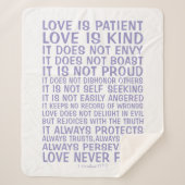 Deken Love Never Fails Sherpa (Voorkant)