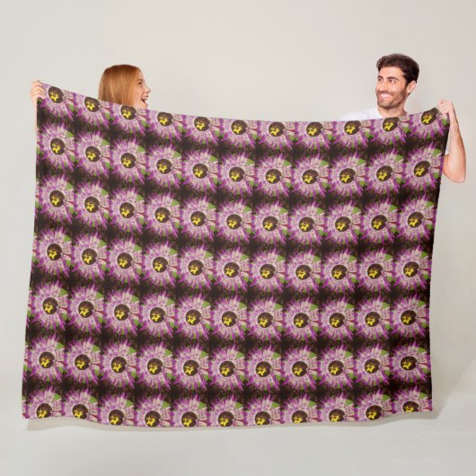 deken met bloemenprint (In situ)
