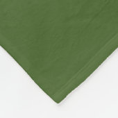 Deken met bosdieren van fleece (Hoek)