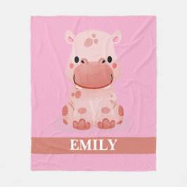 Deken met eigen naam fleece
