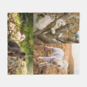 deken met foto's van malse dieren (Voorkant (Horizontaal))