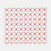 Deken met hartjes (Voorkant (Horizontaal))