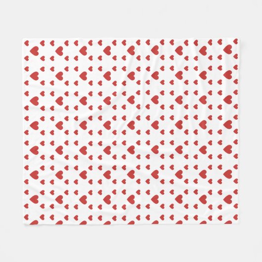 Deken met hartjes (Voorkant (Horizontaal))