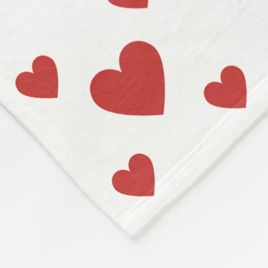 Deken met hartjes (Hoek)