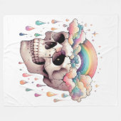 Deken met regenboogdroom fleece (Voorkant (Horizontaal))