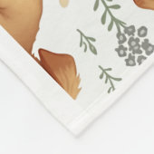 Deken met schattig hondenpatroon (Hoek)