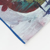 deken met vogels en bloemen (Hoek)