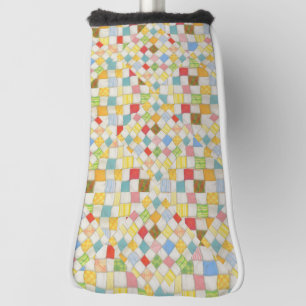DEKEN MOZAÏEK Golf Putter Hoesje Golfheadcover