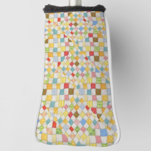 DEKEN MOZAÏEK Golf Putter Hoesje Golfheadcover (Draai 90)