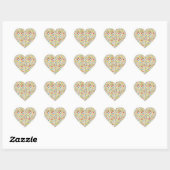 DEKEN-MOZAÏEK Hart Stickers (Vel)