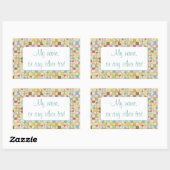 DEKEN-MOZAÏEK Rechthoekige matte stickers (Vel)