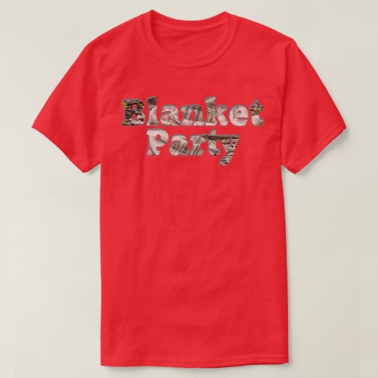 deken partij t-shirt (Design voorkant)
