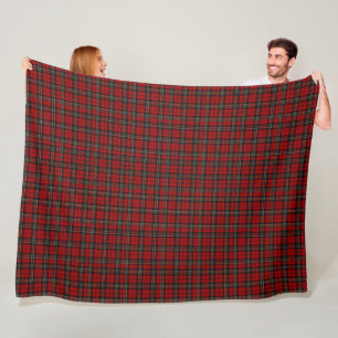 Deken - Rood Tartan Macpherson Clan (L)