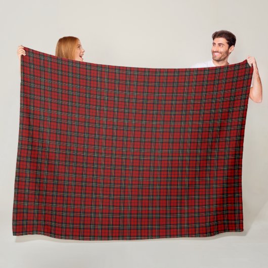 Deken - Rood Tartan Macpherson Clan (L) (In situ)