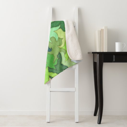 deken van abstract oerwoud (In situ)