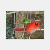 deken van de cardinale fleece (Voorkant (Horizontaal))