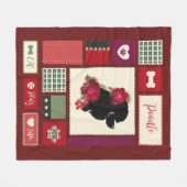 deken van de holle vacht | Middelgroot | rood (Voorkant (Horizontaal))