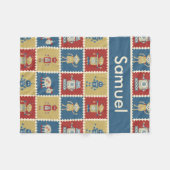 Deken van de Robot van Samuel de Gepersonaliseerde (Voorkant (Horizontaal))