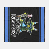 Deken van de Vacht van de Draak van de Schat van (Voorkant (Horizontaal))