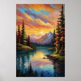 Deken van Sunset Poster