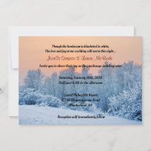Deken van White Winter Wonderland Wedding