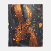 Deken voor muzikant leraar student violist (Voorkant)