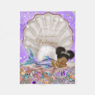 dekens, baby shower, meisje, prinses, fleece deken