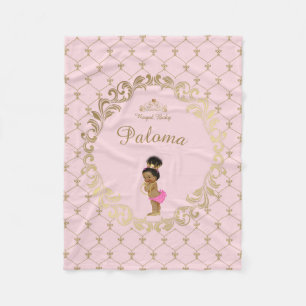dekens, baby shower, meisje, prinses, fleece deken
