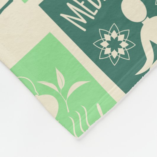 dekens van de yoga Pattern-vlooien (Hoek)