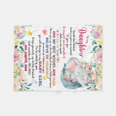 Dekens voor meisjes, naar mijn dochter (Voorkant (Horizontaal))