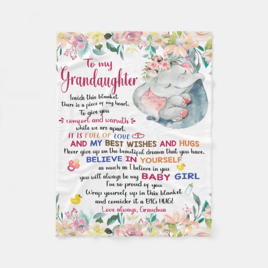 Dekens voor meisjes, naar mijn kleindochter (Voorkant)