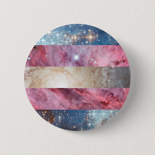 Dekens voor transgendernebula ronde button 5,7 cm (Voorkant)