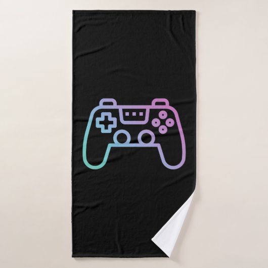 Dekhanddoek, gaming, controller voor gamers badhanddoek (Badhanddoek)