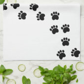 Dekhanddoek van afdrukkerij van paden theedoek (Gevouwen)