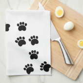 Dekhanddoek van afdrukkerij van paden theedoek (Quarter Fold)