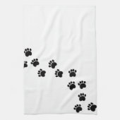 Dekhanddoek van afdrukkerij van paden theedoek (Verticaal)