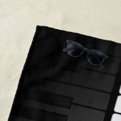 Dekhanddoek voor pianotoetsenbord strandlaken (In situ)