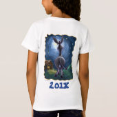 Dekhoofden en spijkers Donkey Birthday Girl T-shir T-shirt (Achterkant)