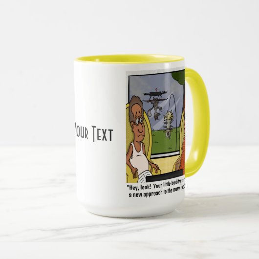 Dekhoorn Bewijs 15 oz Combo Mok (Voorkant rechts)