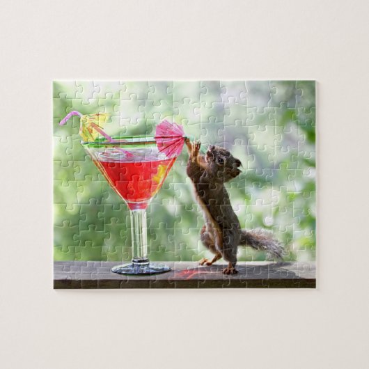 Dekhoorn Drink cocktail Legpuzzel (Horizontaal)
