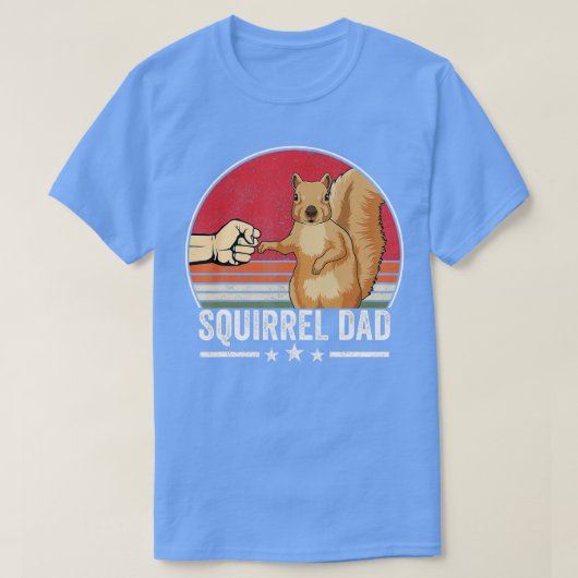 Dekhoorn Eigenaar Uitrusting Beste eekhoorn Papa o T-shirt (Design voorkant)