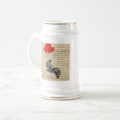 Dekhoorn en hartballonnen bierpul (Voorkant links)