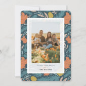 Dekhoorn en Pinecone kerstfeestdag - Fotokaart Kaart (Voorkant)