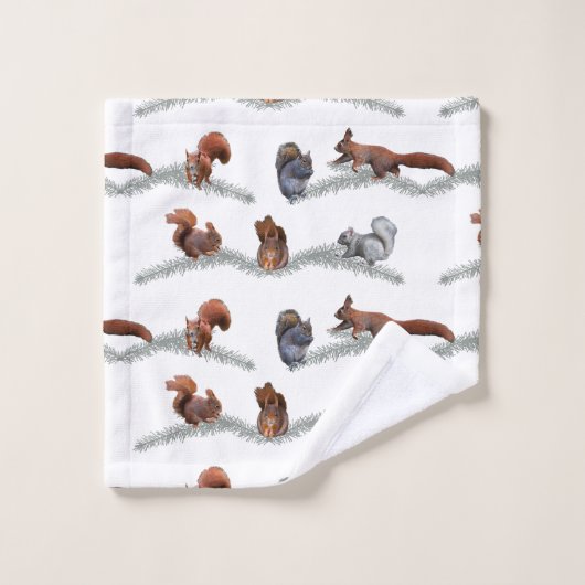 Dekhoorn Frenzy Bathroom Towel Set Bad Handdoek (Wasdoekje)