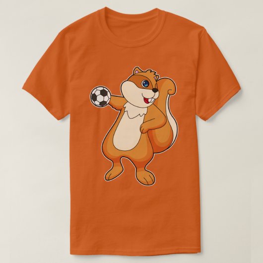 Dekhoorn Handbalspeler Handball T-shirt (Design voorkant)