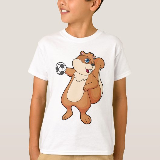 Dekhoorn Handbalspeler Handball T-shirt (Voorkant)