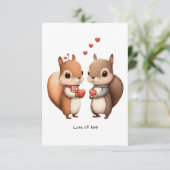 Dekhoorn Koppel vasthouden van een Kaart van de ha (Staand voorkant)