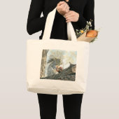Dekhoorn met appelzak grote tote bag (Voorkant (product))