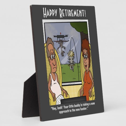 Dekhoorn Proef Plaque Fotoplaat (Zijkant)