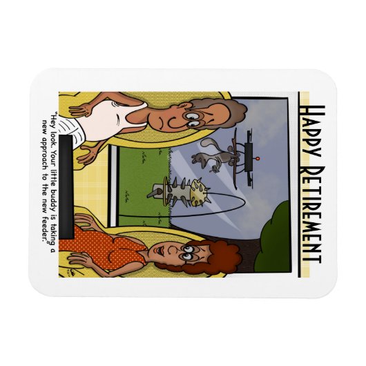 Dekhoorn Proef Retirement Magnet Magneet (Horizontaal)